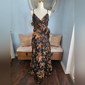 Hutch Alden Floral Wrap Dress